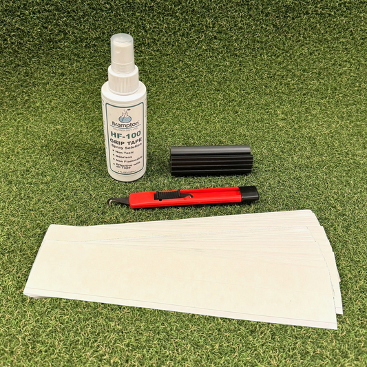 Golf Grip Kit - Tape Strips, 4oz Solvent, Vise Clamp, Hook Blade